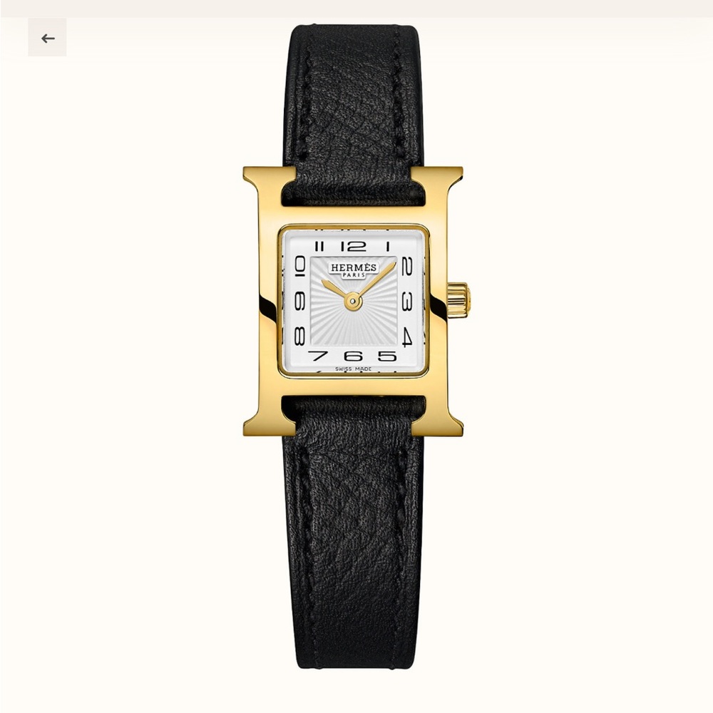 Genuine Hermes watch 17mm size
